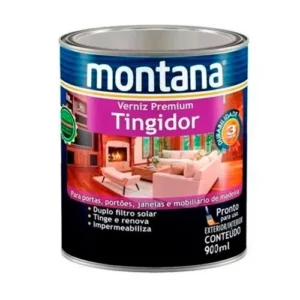 Verniz Marítimo Tingidor Alto Brilho Imbuia 900ml - Montana