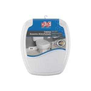 Assento Almofadado Thema Cinza Claro - Herc