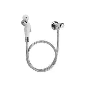 Ducha Higiênica Gatilho com Registro Abs Branco 1,2m - Blukit