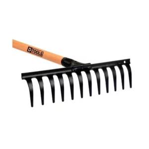 Ancinho Reforçado 16 Dentes Curvo com Cabo - Dtools