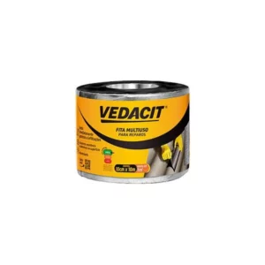 Fita Asfáltica Aluminizada 10cm X 10 Metros - Vedacit