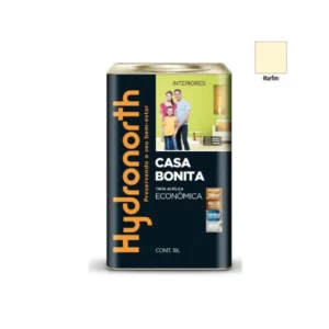 Tinta Casa Bonita Acrílica Marfim Fosco - Lata 18 Litros - Hydronorth