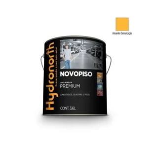 Tinta Novopiso Amarelo Demarcação - Galão 3,6 Litros - Hydronorth