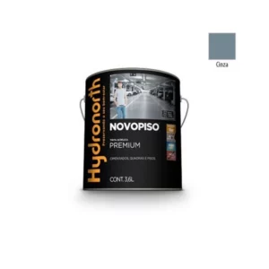 Tinta Novopiso Cinza - Galão 3,6 Litros - Hydronorth