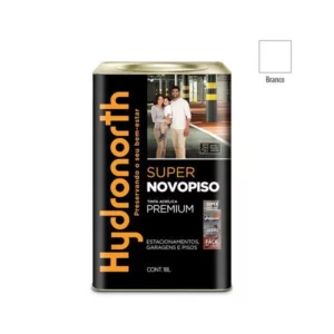 Tinta Novopiso Super Branco Semi Brilho - Lata 18 Litros - Hydronorth