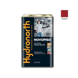 Tinta Novopiso Vermelho - Lata 18 Litros - Hydronorth