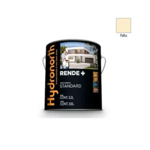 Tinta Rende+ Acrílica Palha Fosco - Galão 3,6 Litros - Hydronorth