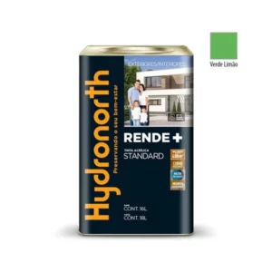 Tinta Rende+ Acrílica Verde Limao Fosco - Lata 18 Litros - Hydronorth