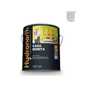 Tinta Casa Bonita Acrílica Cromio Fosco - Galão 3,6 Litros - Hydronorth