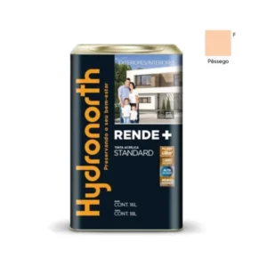 Tinta Rende+ Acrílica Pessego Fosco - Lata 18 Litros - Hydronorth