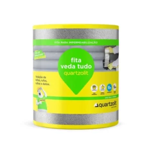 Fita Asfáltica Aluminizada 15cm X 10 Metros - Quartzolit