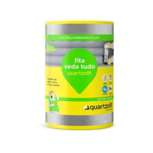 Fita Asfáltica Aluminizada 20cm X 10 Metros - Quartzolit