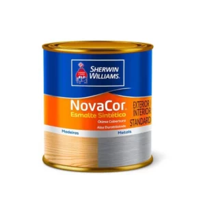 Tinta Esmalte Novacor Alto Brilho Cinza Escuro - 225ml - Sw