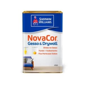 Tinta Novacor Gesso e Drywall Branco - Lata 18 Litros - Sw