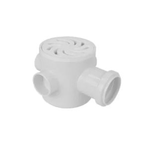 Caixa Sifonada  Redonda - 3 Entradas Nº64 - 100 X 100 X 50mm - Amanco