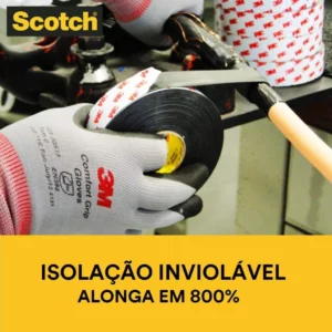 Scotch, 3m, Fita de Autofusão, 23, 19mm X 10m - Imagem 4