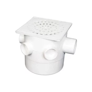 Caixa Sifonada 100x100x50 Quaradada Branca Fortlev