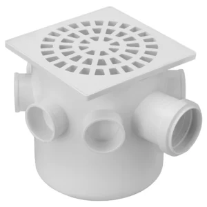 Caixa Sifonada 150x185x75 Grelha Quadrada Krona