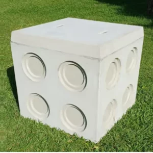 Caixa Concreto com Fundo Sem Tampa 100x100