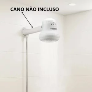 Ducha Elétrica Maxi-ducha 3t Branco 127v 5500w - Imagem 3