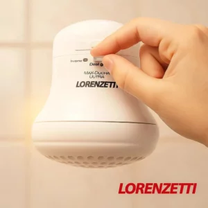 Ducha Elétrica Maxi-ducha 3t Branco 127v 5500w - Imagem 5