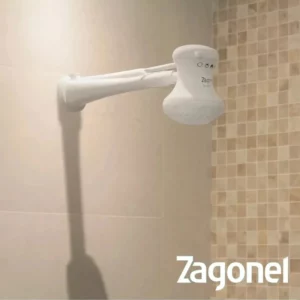 Ducha Gorducha 4 Temperatura 5700w 220v Branca - Zagonel - Imagem 5