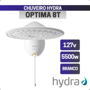 Chuveiro Elétrico Optima 8t 5500w 110v Branco - Imagem 5