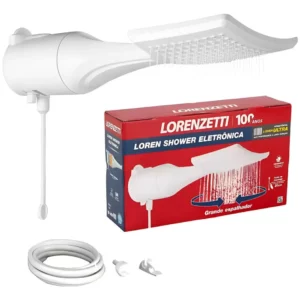 Chuveiro Loren Shower Eletrônico 7500w 220v Branco