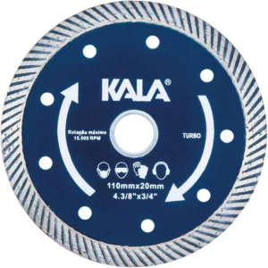 Disco Diamantado Turbo 110 X 20 Mm - Kala (ref: 139270)