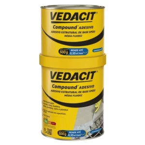 Compound Adesivo Estrutural Vedacit 1kg