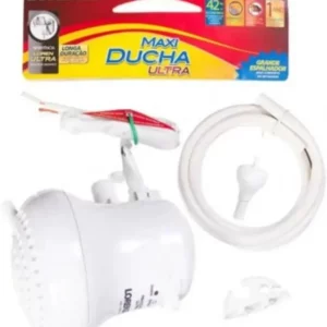 Ducha Elétrica Maxi-ducha 3t Branco 220v 5500w - Imagem 4