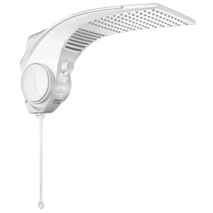 Chuveiro Elétrico Ducha Duo Shower Quadrada Turbo Eletrônica 7500w 220v Branco - Lorenzetti (ref: 7511049)