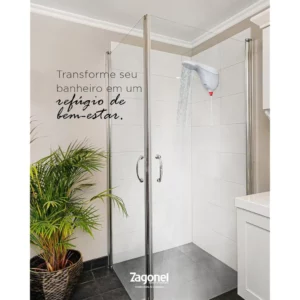 Chuveiro Ducha Eletrônica Sublime 7500w 220v Branco - Zagonel (ref: Dsbel75220br03 / Dsbel75220br) - Imagem 4
