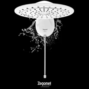 Ducha Optima Eletrônica 5500w 127v Branca - Zagonel - Imagem 5