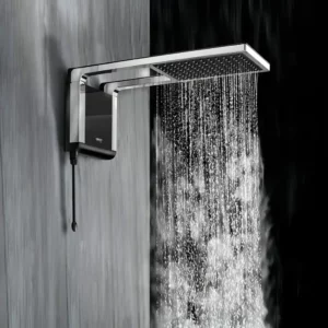 Ducha Acqua Storm Preta/Cromada 220 Volts - Lorenzetti - Imagem 4