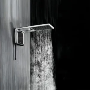 Ducha Acqua Storm Preta/Cromada 220 Volts - Lorenzetti - Imagem 5